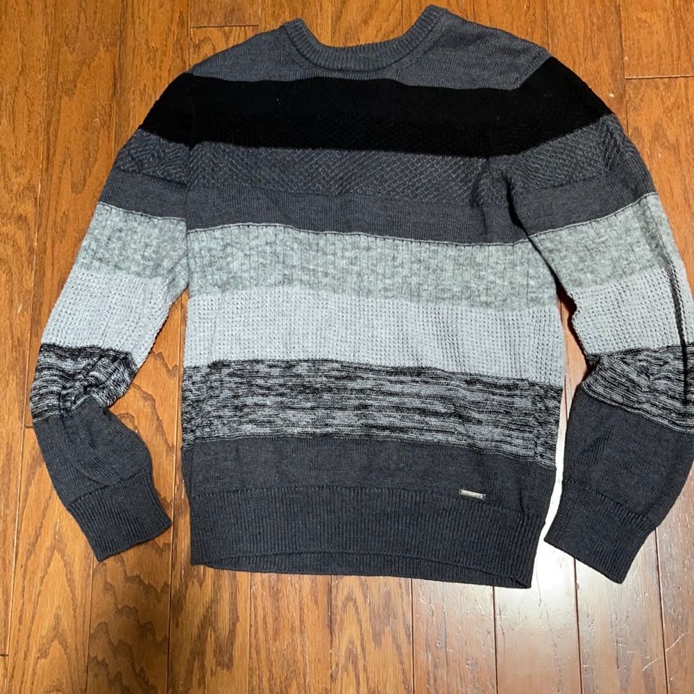 Gray striped Diesel Sweater